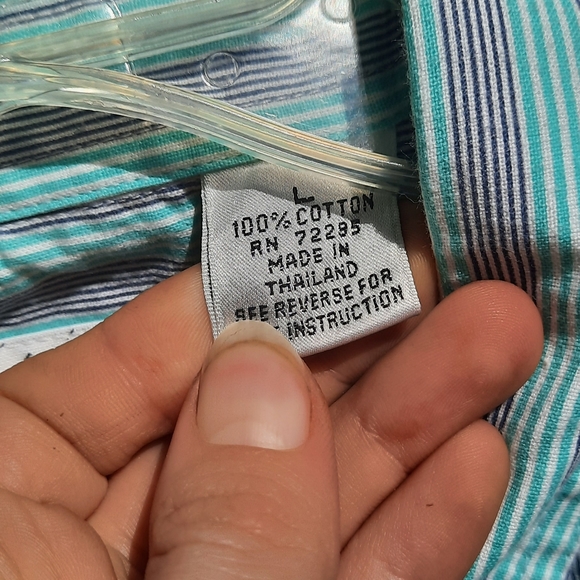 🆕️ Baxter Vintage 90s Short Sleeve Dress Shirt - Picture 6 of 8